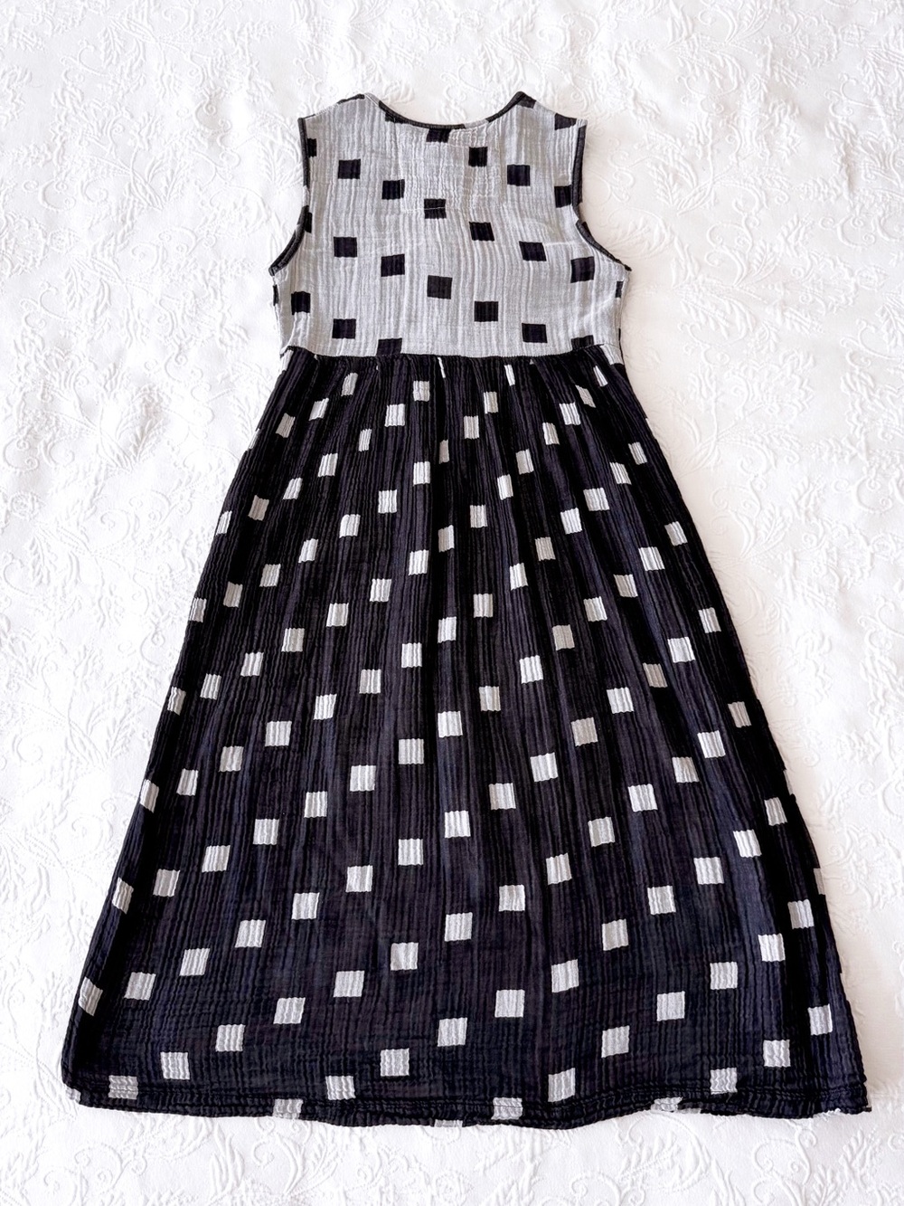 ace & jig cliff dress in black + white xs - Picture 2 of 3